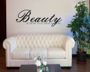 Beauty is Quotes Wall Decal Motivational Vinyl Art Stickers